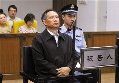 9月10日，北京市第二中級人民法院，張曙光在庭審中。