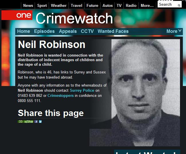 據(jù)英國廣播公司（BBC）網(wǎng)站消息，英國警方正在通緝一名涉嫌傳播淫穢兒童照片和性侵兒童的逃犯，有跡象顯示，他有可能潛伏在中國北京的國際學(xué)校當(dāng)老師。