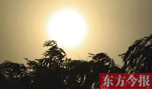 五月十四日，傍晚時(shí)分，鄭州的天空再次被沙塵遮蓋