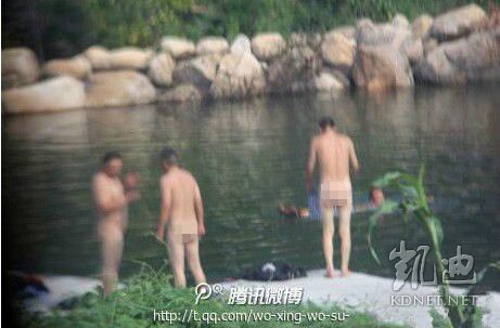 網友曝光的現場圖片。（圖片來自網絡）