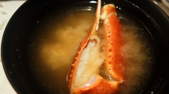 蟹肉湯汁
