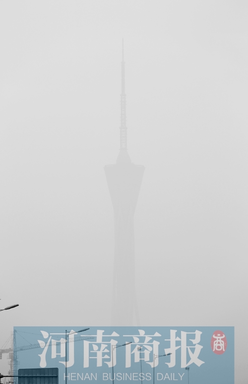 鄭州市區(qū)，霧霾再次來襲