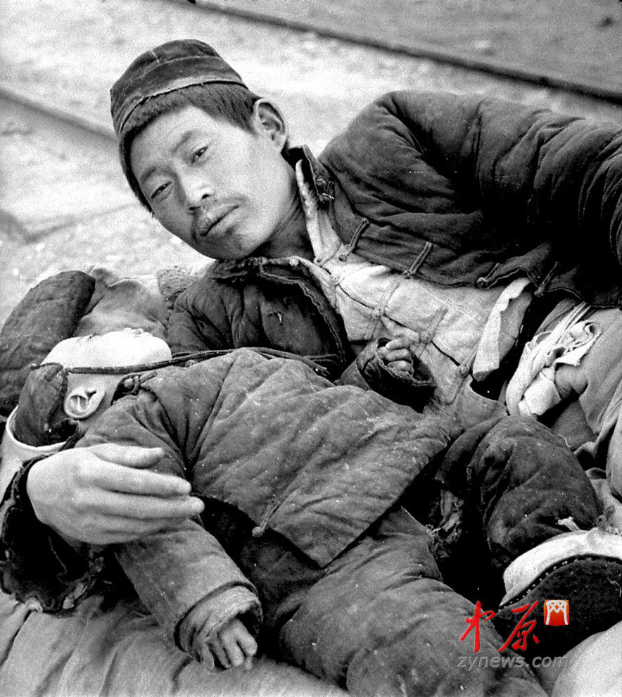 饑荒受災(zāi)者，父與子