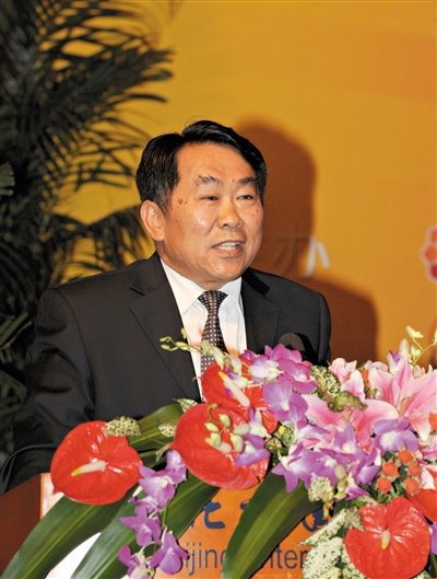 2011年10月12日，叢書《中國油氣田開發(fā)志》首發(fā)式上，時(shí)任四川省人大常委會(huì)副主任郭永祥在講話。