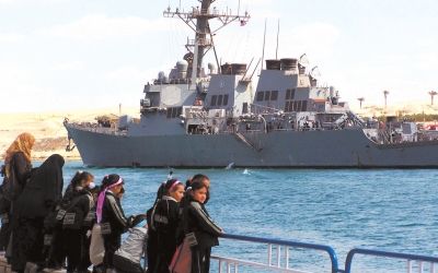 美國(guó)海軍“馬漢”號(hào)驅(qū)逐艦（資料圖片）。圖/CFP