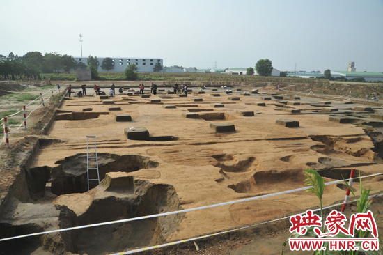 東趙遺址發(fā)掘現(xiàn)場