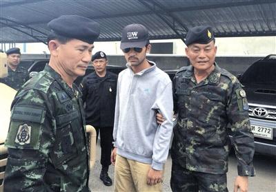 9月1日，泰國警方在泰國與柬埔寨邊境抓獲曼谷爆炸案主要嫌疑犯。圖/CFP