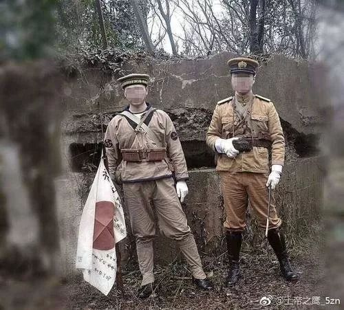 犯眾怒！兩男子抗日碉堡前扮日本兵拍照 警方介入