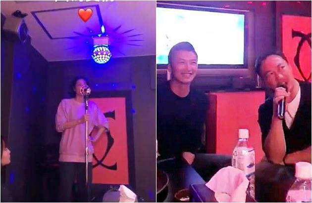 謝霆鋒王菲為陳奕迅老婆慶生。