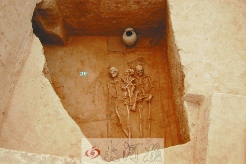 三門(mén)峽市區(qū)發(fā)現(xiàn)唐代墓葬群 距今1000余年(圖)