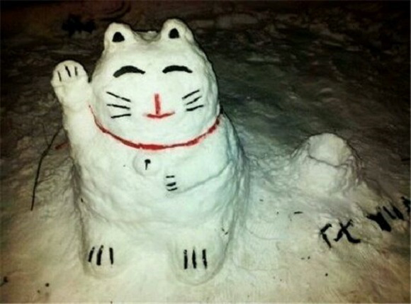 創(chuàng)意十足！日系列卡通雪人走紅