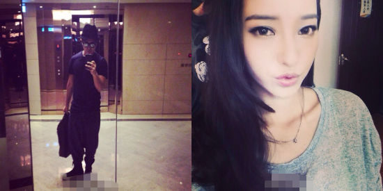 歐弟微博承認結(jié)婚曬老婆美照。