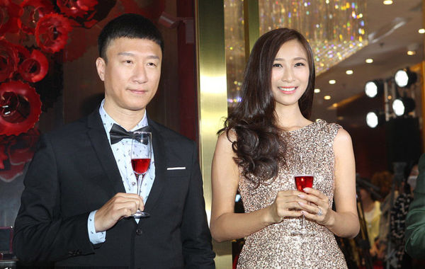 圖為孫紅雷、王駿迪夫婦。