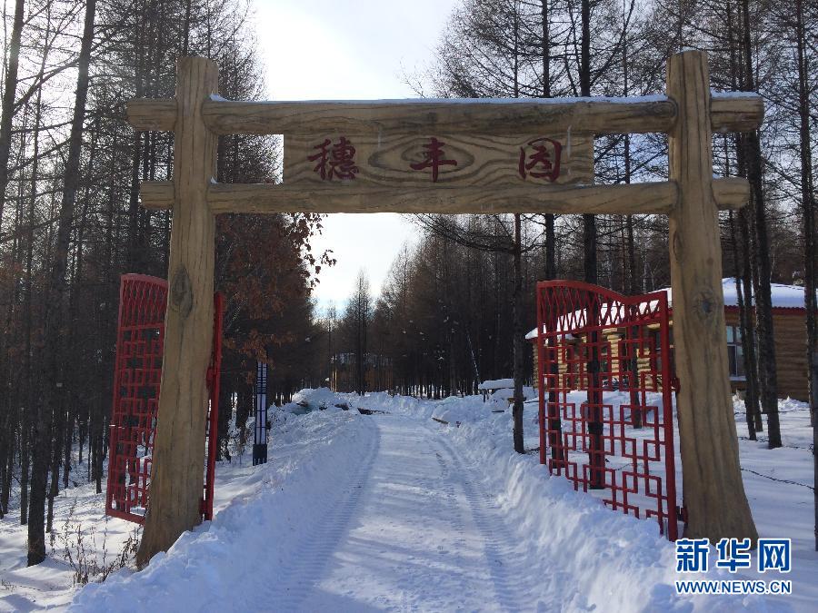 北山一隅的穗豐園（2013年12月8日攝）。新華社記者程子龍攝