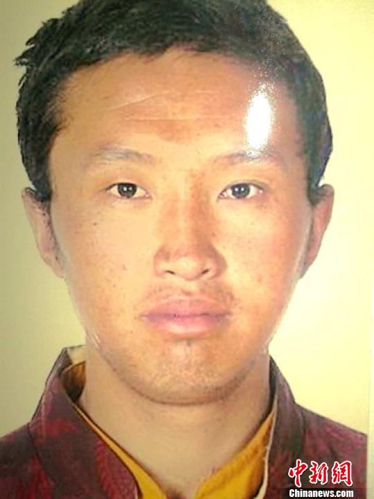 　畏罪潛逃的犯罪嫌疑人血呷。　警方提供　攝