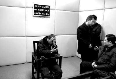 1月5日，犯罪嫌疑人馬永平在接受審訊。