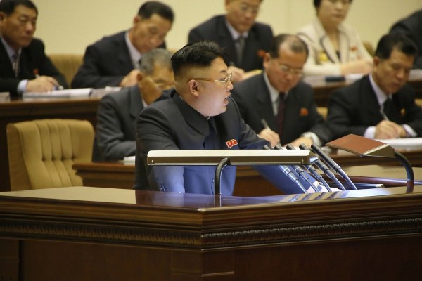 金正恩出席朝鮮勞動黨第8次思想工作者大會。