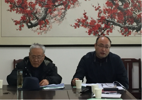 （左：原周口地區(qū)常委秘書長梁祖靈 ；右：鄲城縣委常委組織部長侯磊 ）