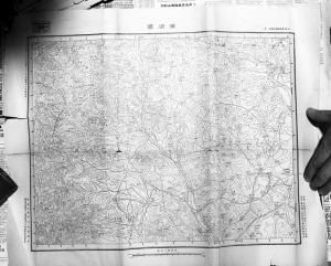 石家莊現(xiàn)八路軍制地圖 每個村海拔均有標(biāo)注(圖)