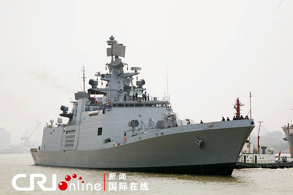 印度海軍4艘艦艇抵達上海