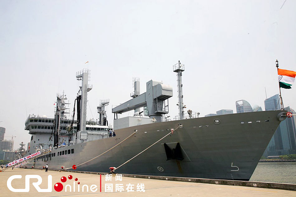 印度海軍4艘艦艇抵達上海