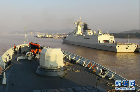 我國海軍編隊(duì)進(jìn)入西太聯(lián)洋訓(xùn)練
