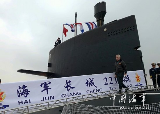 　俄媒稱中國(guó)041元級(jí)潛艇隱蔽性不強(qiáng)。