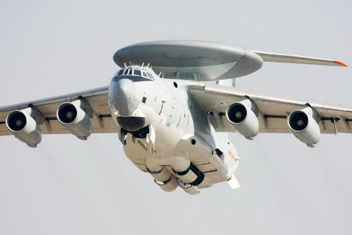 資料圖：國(guó)產(chǎn)大型預(yù)警機(jī)——空警2000。