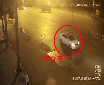 警方追蹤嫌疑車輛