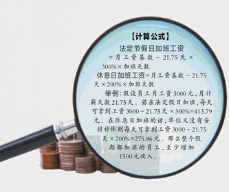2014年五一加班工資怎么計算？