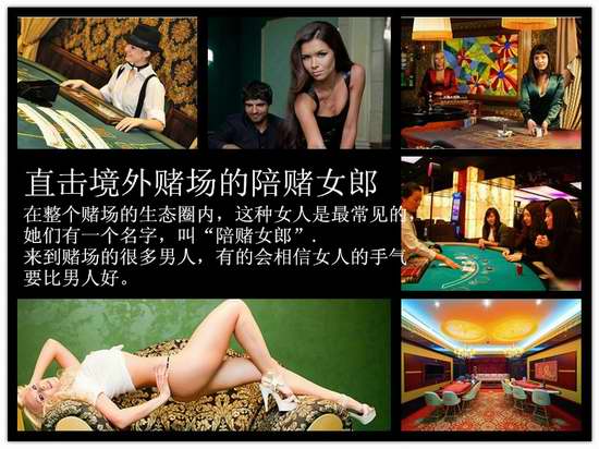 揭境外頂級賭場的陪賭女郎:香艷欲滴陪你玩到底